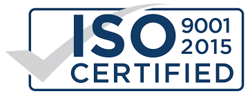 ISO 9001 2015 Ceritified
